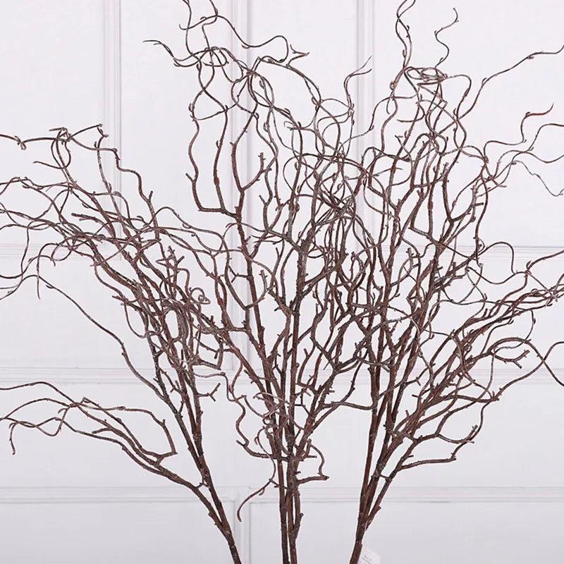 Gedroogde Kunsttak Rattan Bloem | Decoratietak | Sfeervolle Droogbloemen voor Woondecoratie