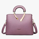 Luxe Leren Tote Handtas Voor Vrouwen Met Veelzijdig Ontwerp En Optimale Organisatie