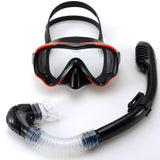 AquaJuni Kinder Duikmasker met Snorkel | Antivolg & Levensveilig | Gehard Glas & Silicoon | Voor Jongens & Meisjes 7–15 Jaar