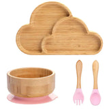 Kinder-servies set met zuignap – EcoFeast