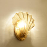 Schelp Wandlamp – Elegante Koper & Glas Wandlamp geïnspireerd op de Kust