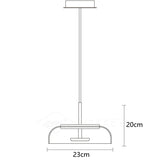 Solara Hanglamp – Elegante Messing & Glas LED Hanglamp