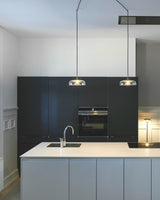 Solara Hanglamp – Elegante Messing & Glas LED Hanglamp