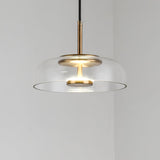 Solara Hanglamp – Elegante Messing & Glas LED Hanglamp