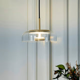 Solara Hanglamp – Elegante Messing & Glas LED Hanglamp