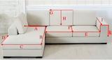 Effen Plain Sofabedekking - Duurzaam Katoen & Linnen Polyester Antislip Bankhoes
