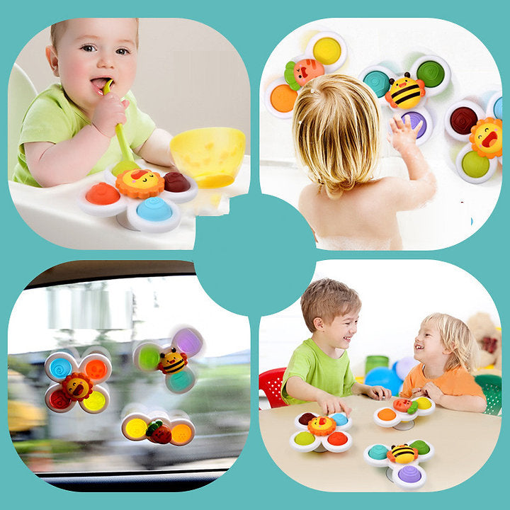 Baby Spinner - Draaibaar Speelgoed voor Baby's (set van 3)