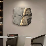 StoneAura – Moderne Designer Zandsteen Wandklok