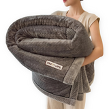 Stijlvolle Ultra-zachte Pluche Knuffeldeken - Luxe Jaarlijkse Worpdeken - Dikke en Fluffy Winterwarmte Essentie
