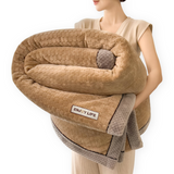 Stijlvolle Ultra-zachte Pluche Knuffeldeken - Luxe Jaarlijkse Worpdeken - Dikke en Fluffy Winterwarmte Essentie