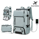 TRAVELMAX Pack – Reisrugzak met USB-aansluiting, schoenenvak & anti-diefstalvak