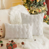 SPRUCELY – Gezellige Pluche Kerstboom Kussenhoes van ultra-zacht materiaal