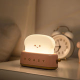 Toaster Nachtlamp – Schattige & Oplaadbare LED Lamp voor een Gezellige Gloed