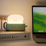 Toaster Nachtlamp – Schattige & Oplaadbare LED Lamp voor een Gezellige Gloed