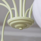 Tulip Matcha Kroonluchter – Elegante Bloem geïnspireerde Verlichting met Zachte Sfeer