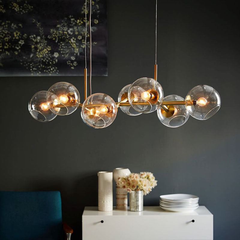 Moderne Eettafel Kroonluchter – Strakke Minimalistische LED Hanglamp