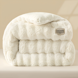 Ultra Gezellige Melk Fleece Dekbed - Lichte Pluche Dekbed voor Comfort het Hele Jaar Door