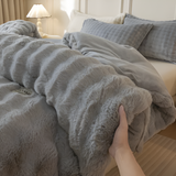 Ultra Gezellige Melk Fleece Dekbed - Lichte Pluche Dekbed voor Comfort het Hele Jaar Door