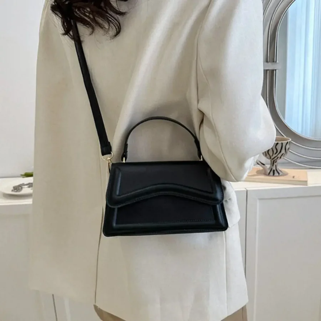 Stijlvolle Leren Dames Schoudertas - LuxeClass