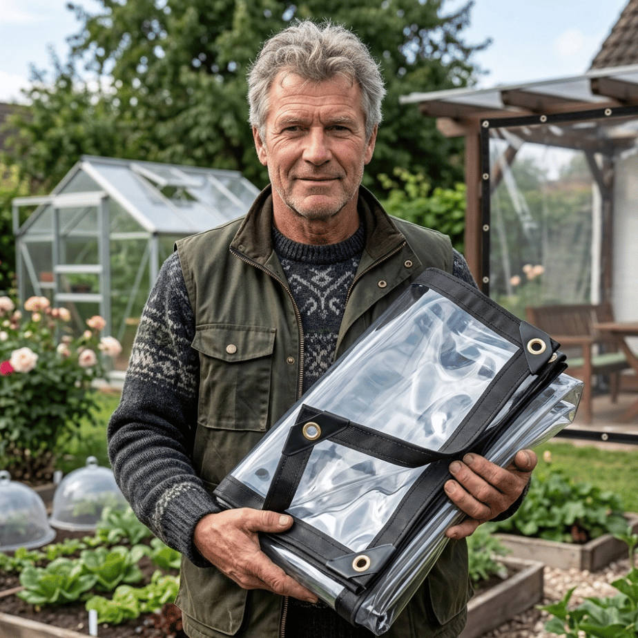 50% KORTING | Transparant beschermzeil voor tuin en buiten