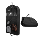 ReiseKleider Kledingzak voor Reizen | Dubbelzijdige Rits & XXL-Tassen | Ademend & Transparant | 43 Inch Hangende Kostuum Organizer