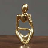 Minimalistische decoratie met abstract motief