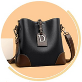 ShoulderBag: Echt Leer Niche Dames Schoudertas