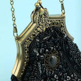 Linda Schwarze Vintage Avondtas