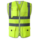 Reflecterend Veiligheidsvest | Lichtgewicht Werkvest met Hoge Zichtbaarheid en Praktische Zakken