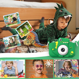 Kindercamera met HD-functie en dinosaurier-design voor eerste foto-avonturen