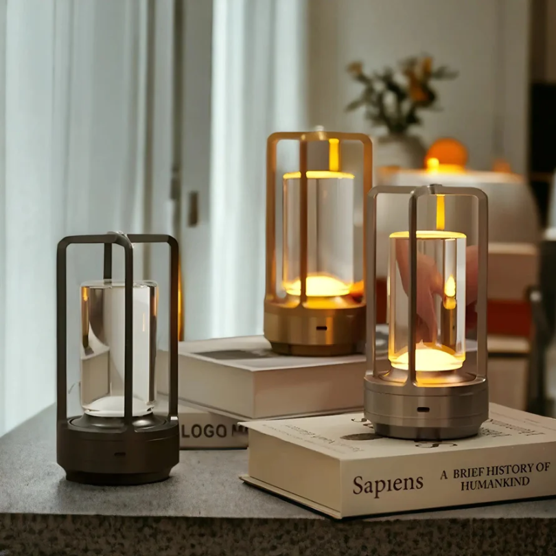 Scandinavische Draadloze LED-Tafellamp - NordicaGlow