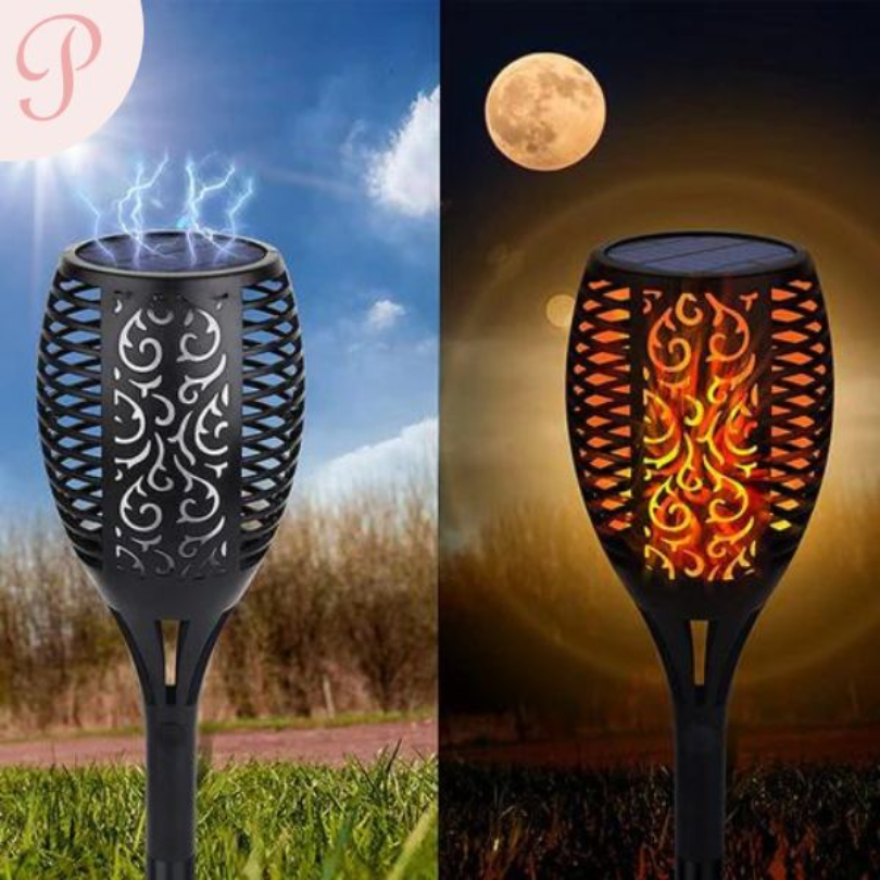 Tuinfakkels met LED Verlichting - SolarFlame