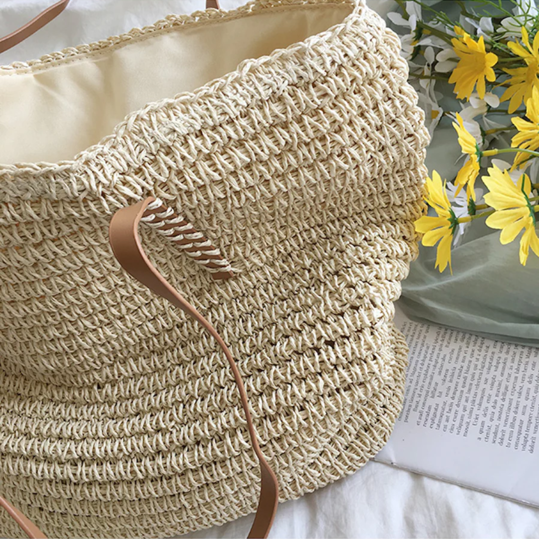 Ruime Handtas met Robuuste Schouderriem - TerraWoven
