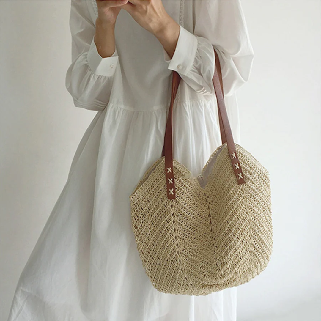 Stijlvolle schoudertas voor dames - BreezeWoven