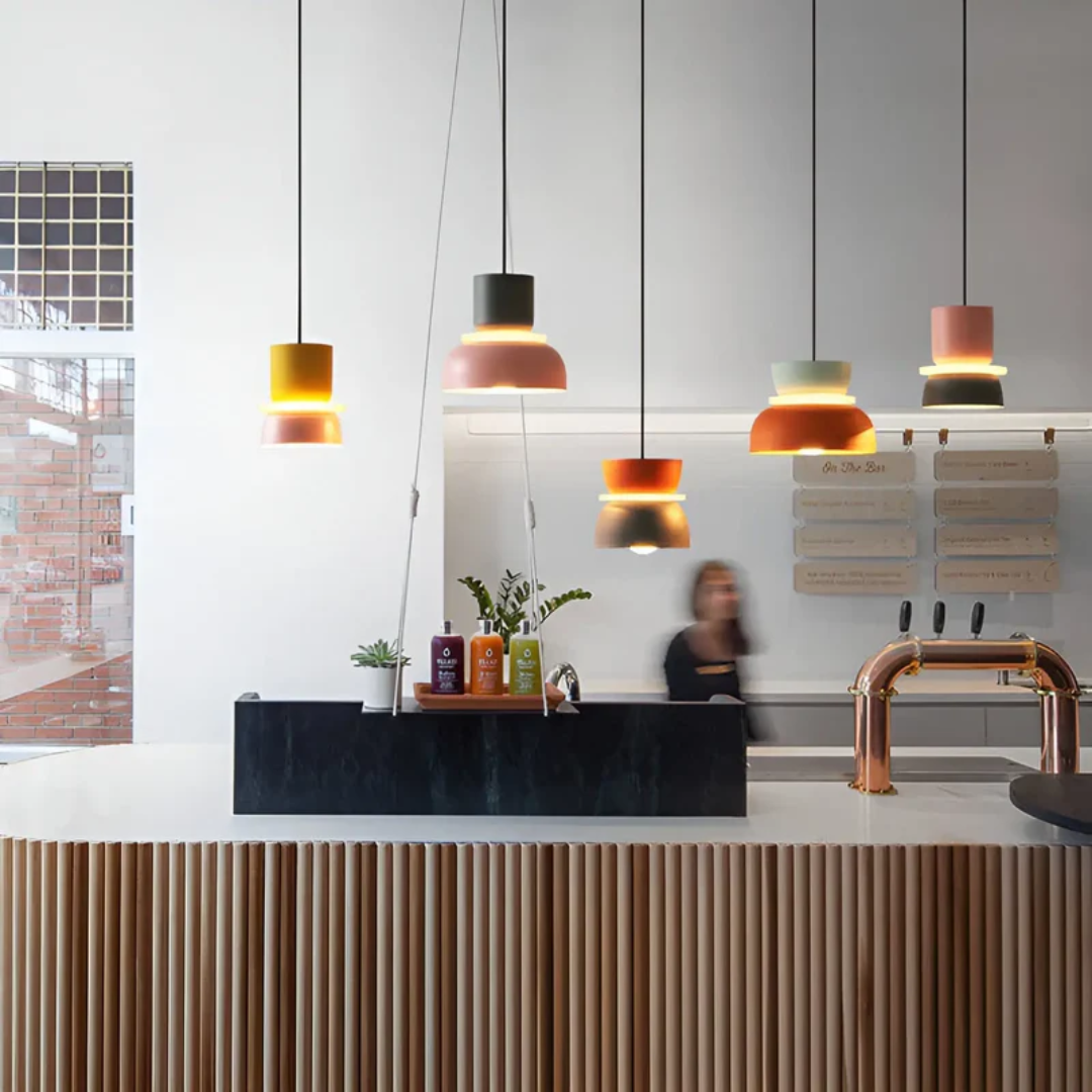 Kleurige en Trendy Macaron LED Hanglamp - VividGlow