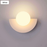 Metallische Halve Maan Wandlamp - LunaMetal