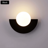 Metallische Halve Maan Wandlamp - LunaMetal