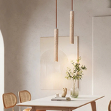 Minimalistische Travertin Wabi-Sabi Stijl LED Kroonluchter - LumoLine