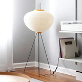 Wabi-Sabi Staande LED-Lamp van Riz papier - ZenAura