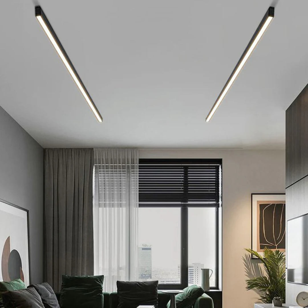 Industriële LED Plafondlamp Stratum | Robuust metaal | Energiezuinige verlichting | Geschikt voor 5-10㎡ ruimtes | Dimoptie beschikbaar | Voor woonkamer, slaapkamer, keuken | IP20 | 110-240V