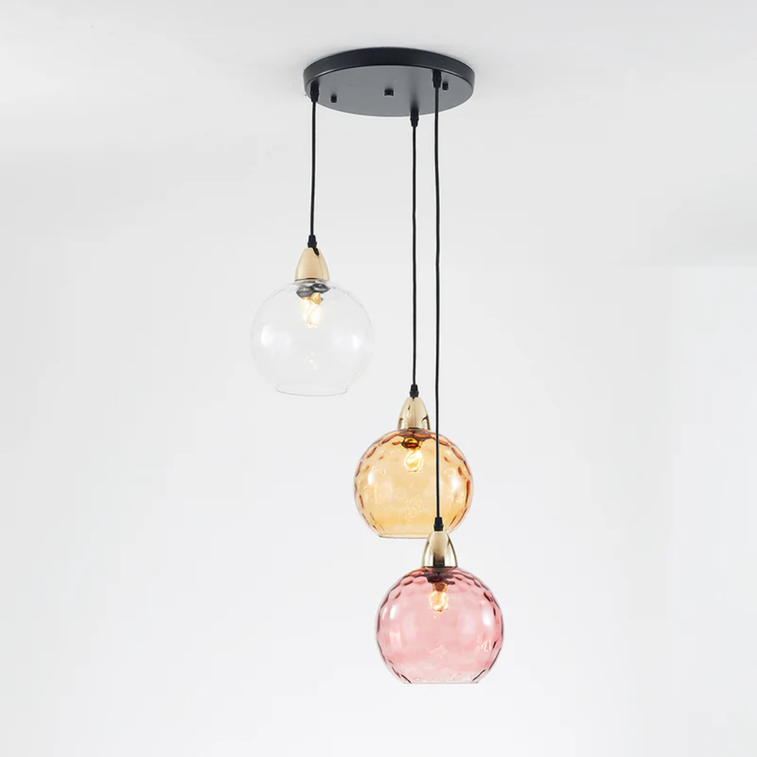 Moderne Cluster Pendelleuchte met 3 Lampen - Cascade