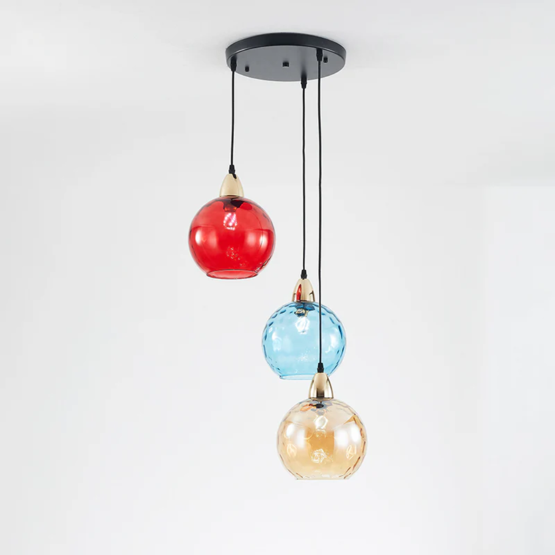 Moderne Cluster Pendelleuchte met 3 Lampen - Cascade