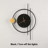 Moderne LED-Wandkloklamp - Chronos