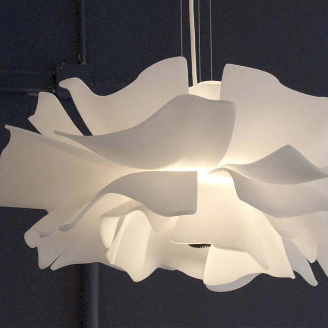 Design-Hanglamp Bloem Wit Metaal - Sophia