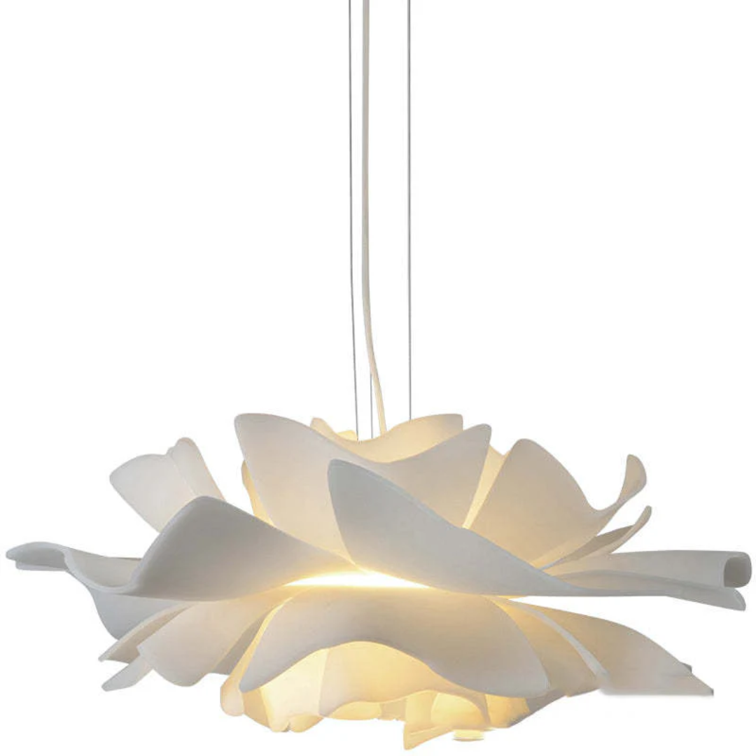 Design-Hanglamp Bloem Wit Metaal - Sophia