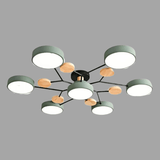 NordicGlow | Vertakte LED-plafondlamp in Scandi-stijl