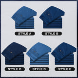 Rechtaf gesneden herenjeans met hoge taille