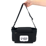 Kinderwagen Tas Organizer – Universele Baby Accessoires Trolley Tas met Bekerhouder voor Gemak tijdens Reizen met Pasgeborenen