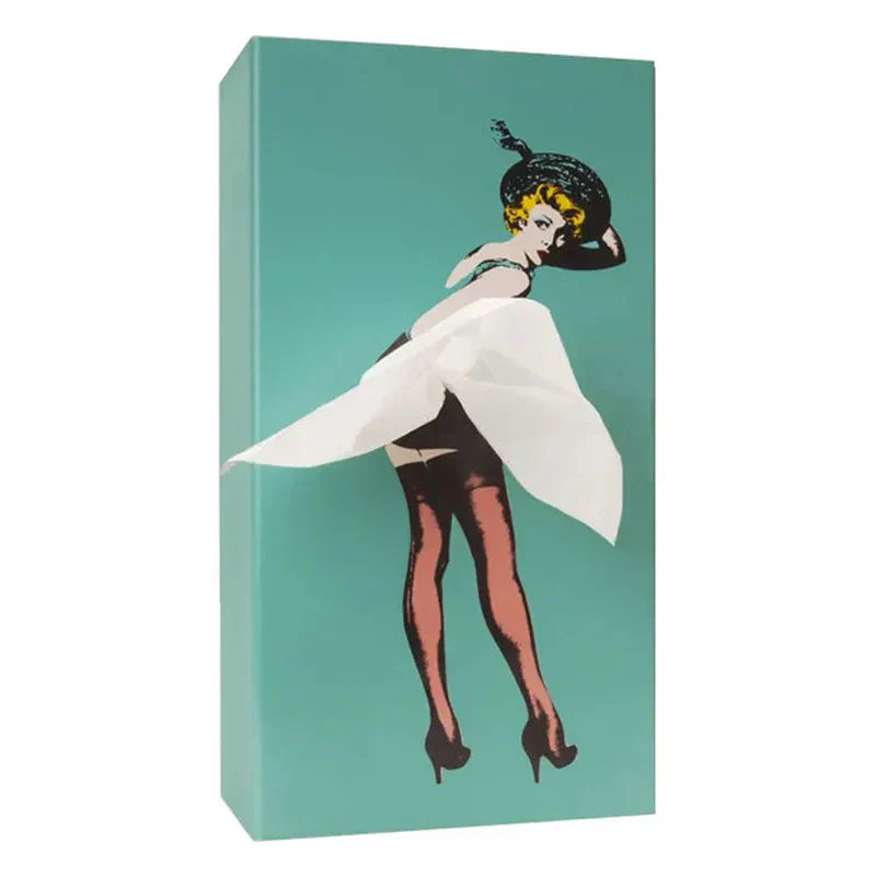 Pinova Tissuehouder | Woondecoratie | Speelse tissuebox in retro Pin-Up stijl
