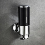 Wandzeepdispenser | Afwasmiddel dispenser set | Zwart, Zilver & Transparant | ZeepFlow